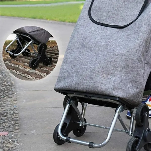 Foldable Shopping Trolley Cart with Wheels