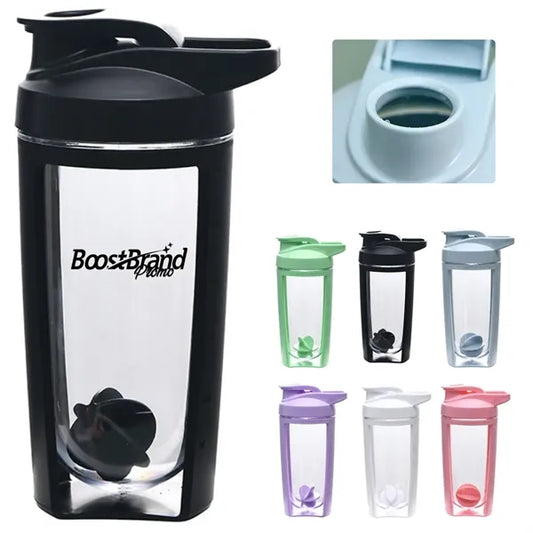 Protein Shaker Bottle with Mixer Ball Fitness