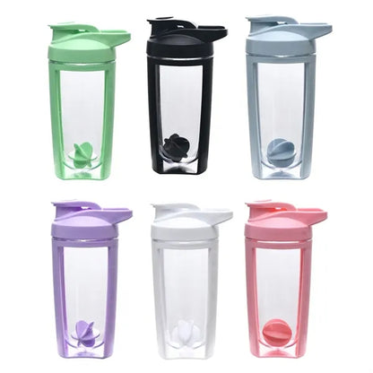 Protein Shaker Bottle with Mixer Ball Fitness
