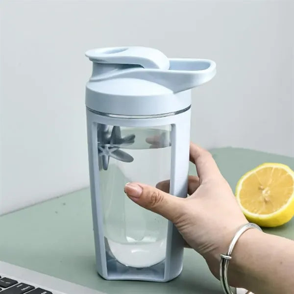 Protein Shaker Bottle with Mixer Ball Fitness