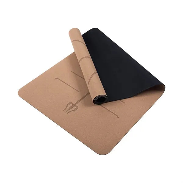 Cork Rubber Yoga Mat