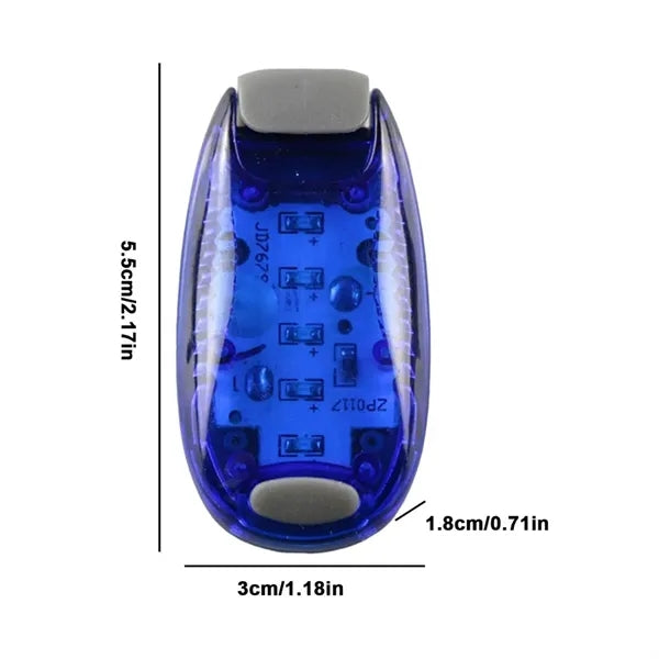 LED Bicycle Tail Light Safety Warning Clip