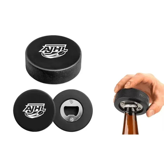 Hockey Puck Bottle Opener