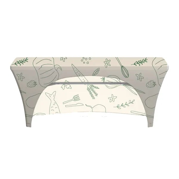 6' Standard Stretch Table Cover (Full Color Dye Sublimation)