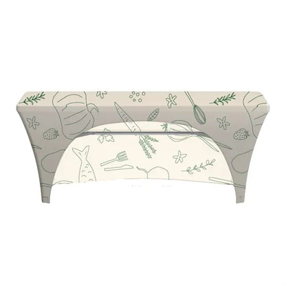 6' Standard Stretch Table Cover (Full Color Dye Sublimation)