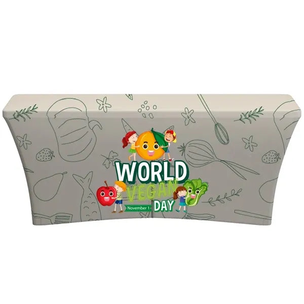 6' Standard Stretch Table Cover (Full Color Dye Sublimation)