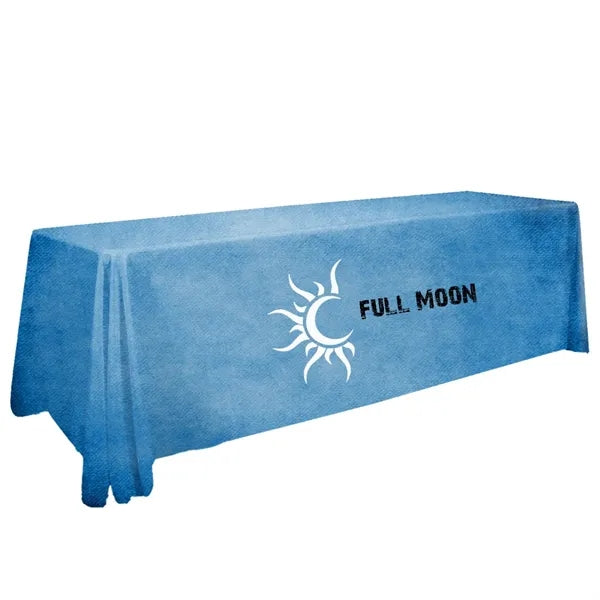 8' Economy Draped Standard Table Cover (Dye Sublimation)