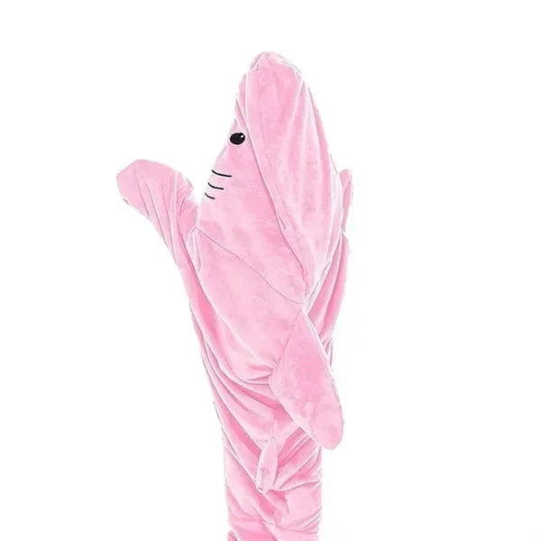 Cozy Shark Blanket Hoodie Cosplay Lounging Hooded