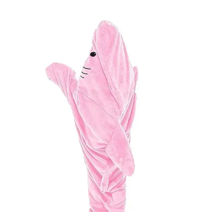 Cozy Shark Blanket Hoodie Cosplay Lounging Hooded