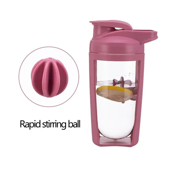 22 OZ Mixing Cup Bottle With Shaker Ball Hanging Buckle