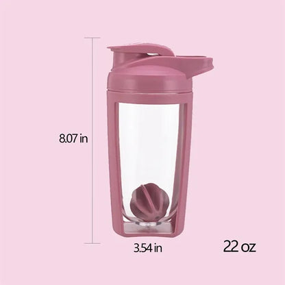 22 OZ Mixing Cup Bottle With Shaker Ball Hanging Buckle