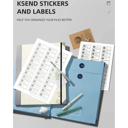 Accordion Folder With Multiple Pockets Button Closure