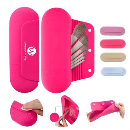 Silicone Waterproof Magnetic Easy-To-Clean Cosmetic Bag