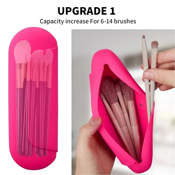 Silicone Waterproof Magnetic Easy-To-Clean Cosmetic Bag