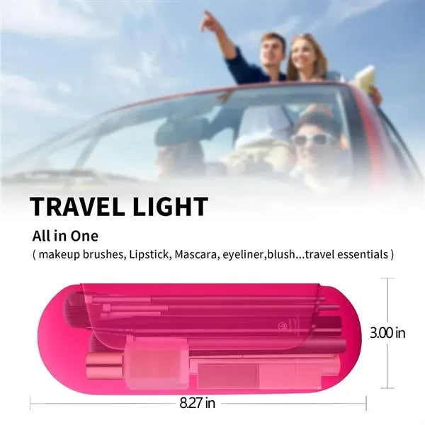 Silicone Waterproof Magnetic Easy-To-Clean Cosmetic Bag
