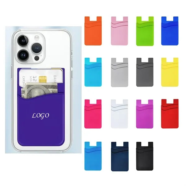Double Card Holder for Back of Phone