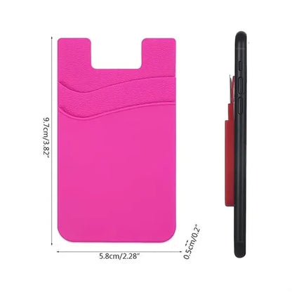 Double Card Holder for Back of Phone