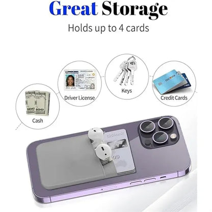 Double Card Holder for Back of Phone