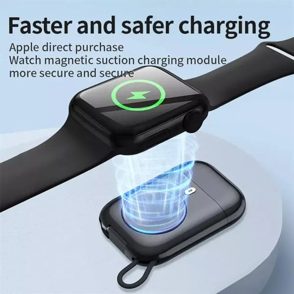 Portable Three-In-One Watch Magnetic Power Bank