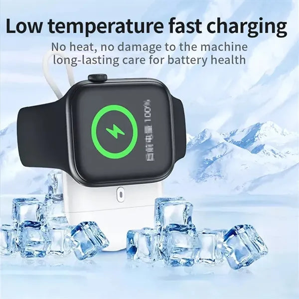 Portable Three-In-One Watch Magnetic Power Bank