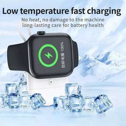 Portable Three-In-One Watch Magnetic Power Bank