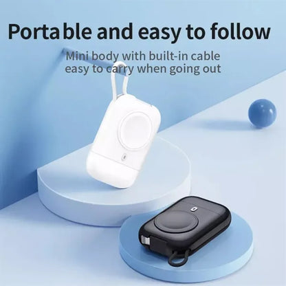 Portable Three-In-One Watch Magnetic Power Bank