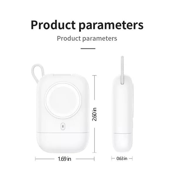 Portable Three-In-One Watch Magnetic Power Bank