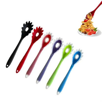 High Heat Resistant Cooking Silicone Spaghetti Spoon