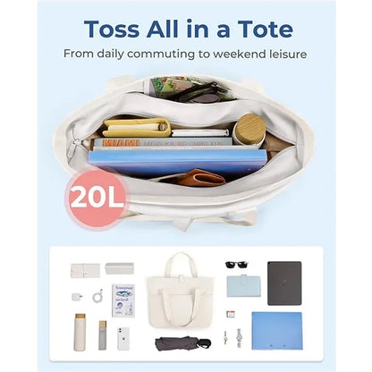Lightweight Foldable Large Capacity Handbag Shoulder Bag