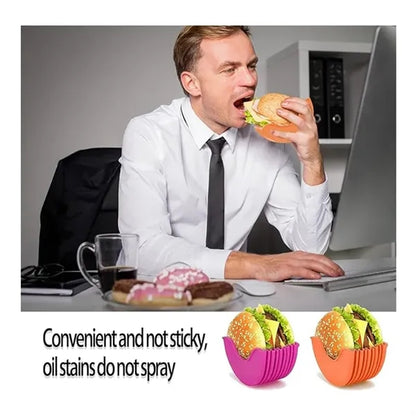 Retractable Silicone Hamburger Holders