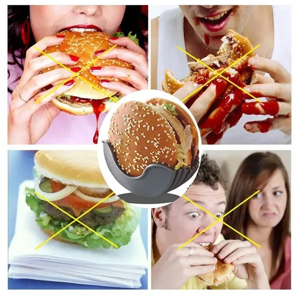 Retractable Silicone Hamburger Holders