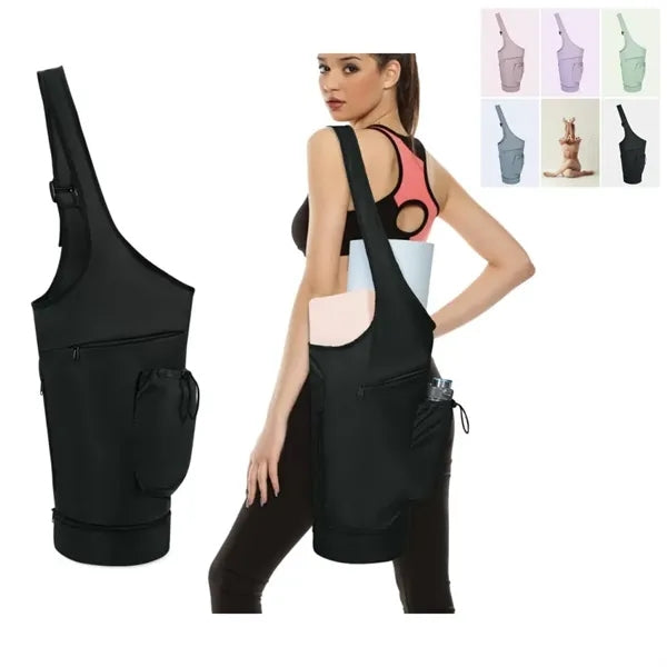 Large Opening Long Tote Yoga Mat Bag