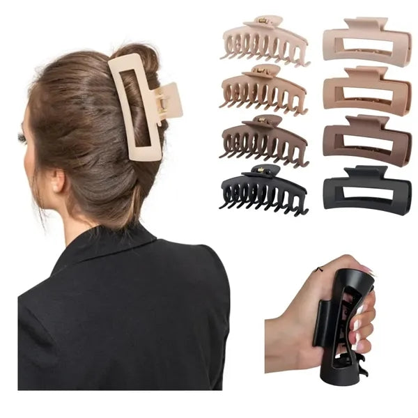 Silicone Large Hair Claw Clips