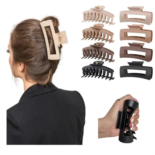 Silicone Large Hair Claw Clips