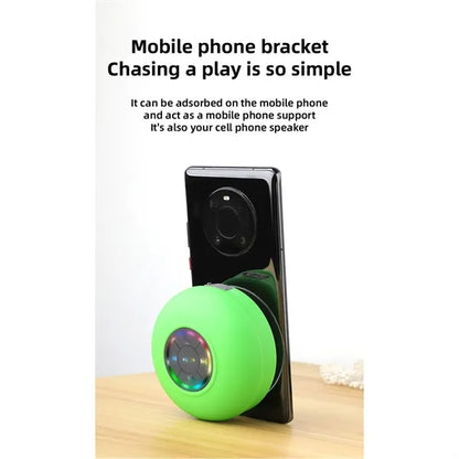 Large Suction Cup Waterproof LED Bluetooth Speaker