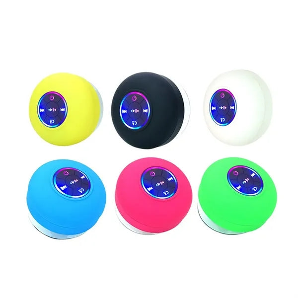 Large Suction Cup Waterproof LED Bluetooth Speaker