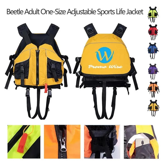 Beetle Adult One-Size Adjustable Sports Life Jacket