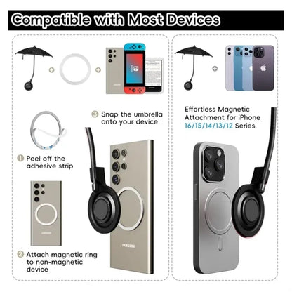 Magnetic Phone Umbrella for Sun