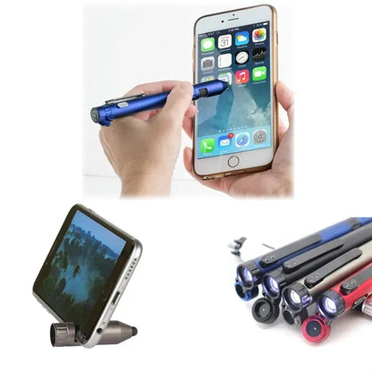 6-in-1 Multi-Functional Utility Tool Pen 6'' x 0.6''