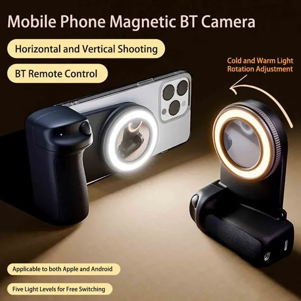 Magnetic Phone Camera Grip