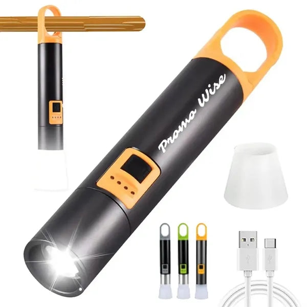 Mini LED Multi-Function Telescopic Zoom Flashlight