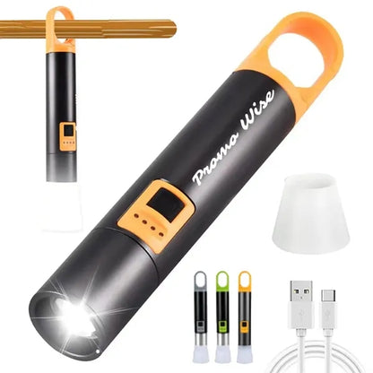 Mini LED Multi-Function Telescopic Zoom Flashlight