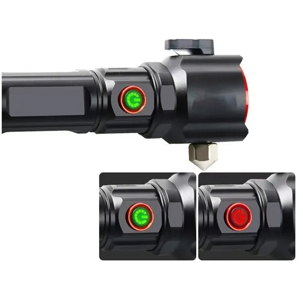 Multifunctional Safety Hammer Flashlight Strong Light