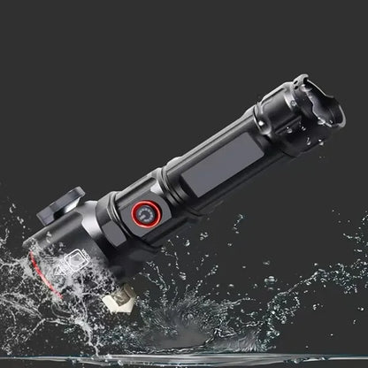 Multifunctional Safety Hammer Flashlight Strong Light