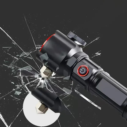 Multifunctional Safety Hammer Flashlight Strong Light