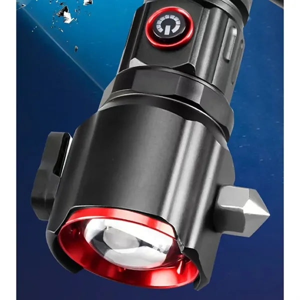 Multifunctional Safety Hammer Flashlight Strong Light