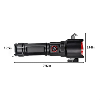 Multifunctional Safety Hammer Flashlight Strong Light