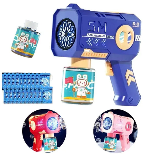 LED Light Automatic Bubble Machine Gun