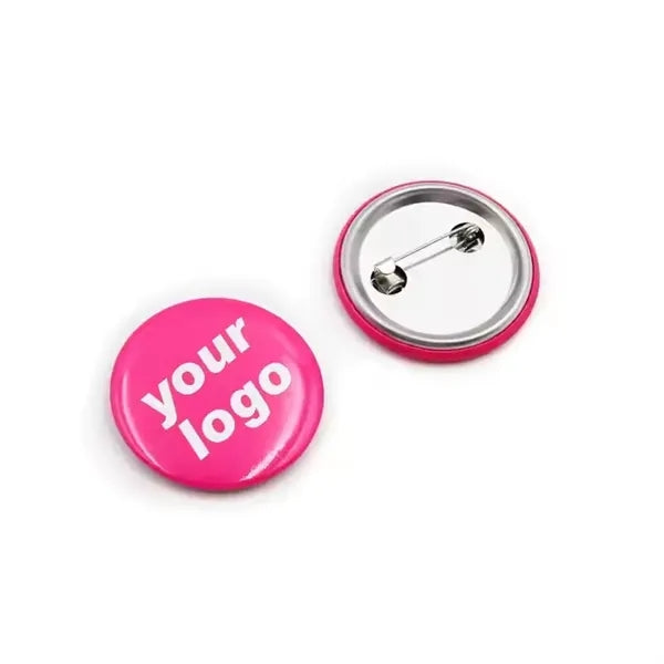 Tinplate Round Button With Safety Pins