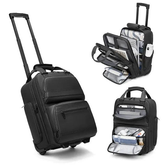 17 INCH ROLLING BACKPACK